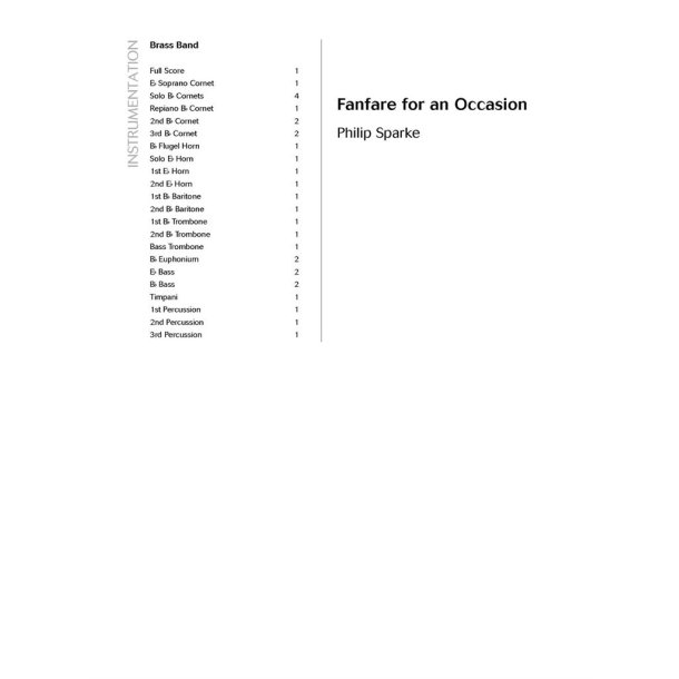 Fanfare for an Occasion